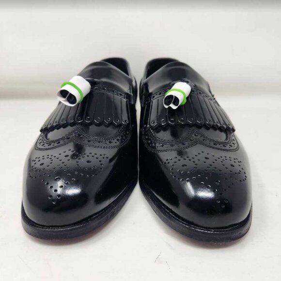 Men\'s 8 EEE X-Wide Florsheim Lexington black wingtip loafers dress shoes 17073 main image 11